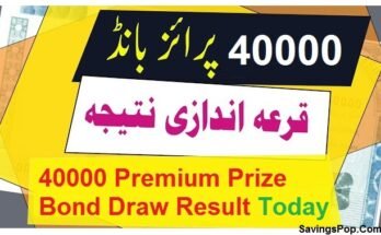 40000 Premium Prize Bond Draw Result Today