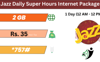 Jazz Daily Super Hours Internet Package