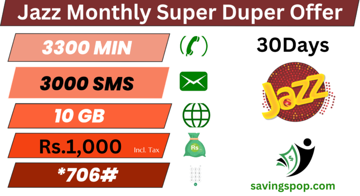 Jazz Monthly Super Duper Offer