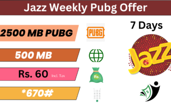 Jazz Weekly Pubg Offer