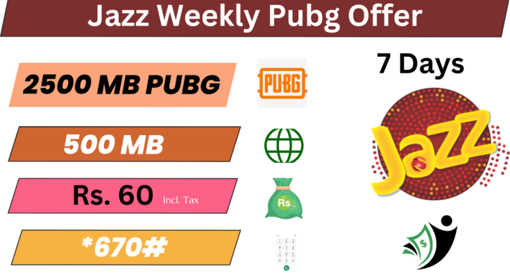 Jazz Weekly Pubg Offer