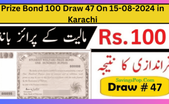 Rs 100 Prize Bond Draw 2024