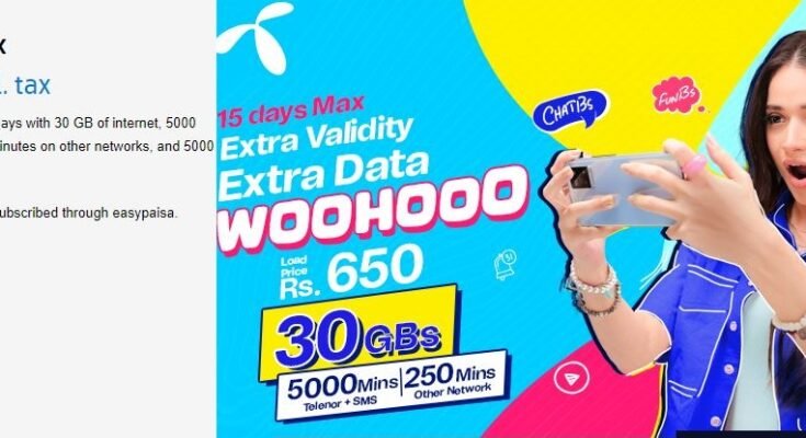 Telenor 15 Days Max Offer