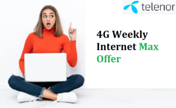 Telenor 4G Weekly Internet Max Offer