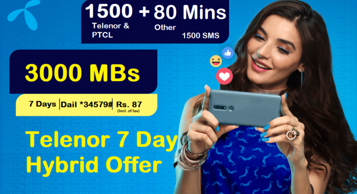 Telenor 7 Day Hybrid Offer: Get More Se Zyada Faida