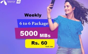 Telenor Weekly 6 to 6 Package