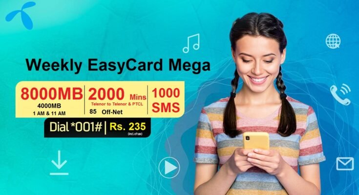 Telenor Weekly EasyCard Mega