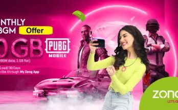 Zong Monthly PUBG Offer