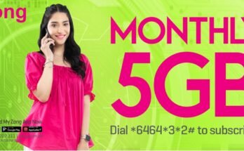 Zong Monthly 5GB Package