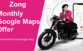 Zong Monthly Google Maps Offer