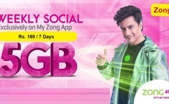 Zong Weekly Social Offer