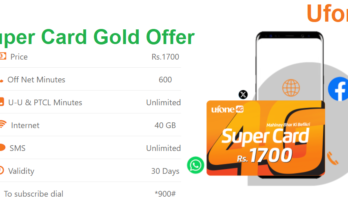 Ufone Super Card Gold Offer