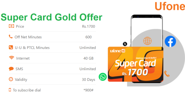 Ufone Super Card Gold Offer