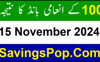 100 Prize Bond Draw No 48 Result on 15-Nov-2024 in Multan