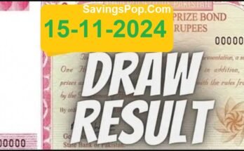 Rs 100 Prize Bond For November 2024