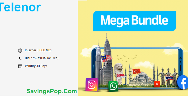 Telenor Mega Data Bundle | Thailand/ Malaysia/ Turkey/ Singapore